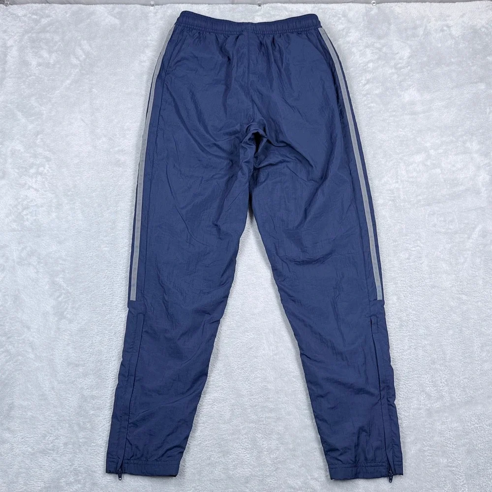 Adidas Tiro Woven Track Pants Mens Small Mesh Lined Ankle Zip Navy Blue JD1367